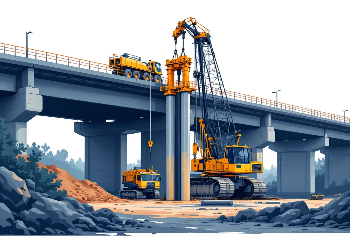 Pile driving in Colorado: H-pile, pipe pile, sheet pile, drilled shaft, bridge and marine