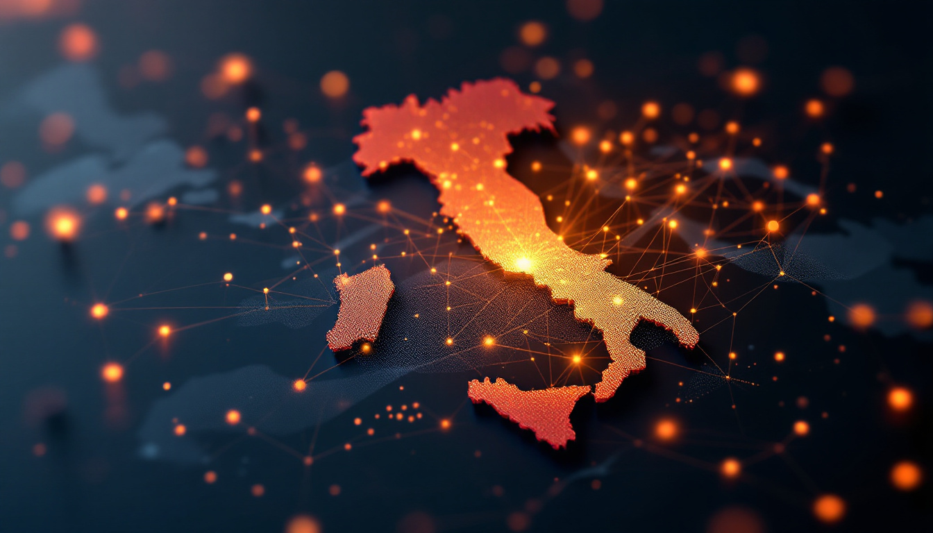 Italy lower middle market PE buyer landscape 2024-2026 with 40 active sponsors data visualization