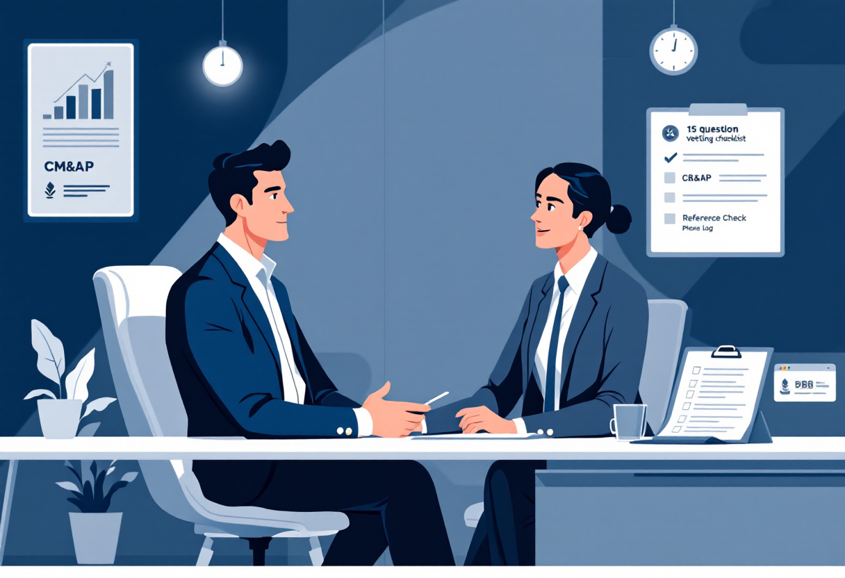 Find a broker to sell my business 15 vetting questions