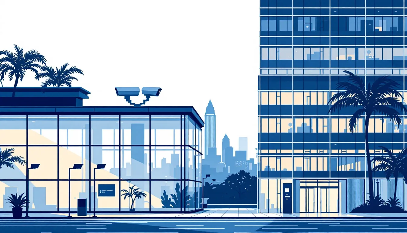 Security integration in Florida: access control, video surveillance, intrusion alarm, RMR