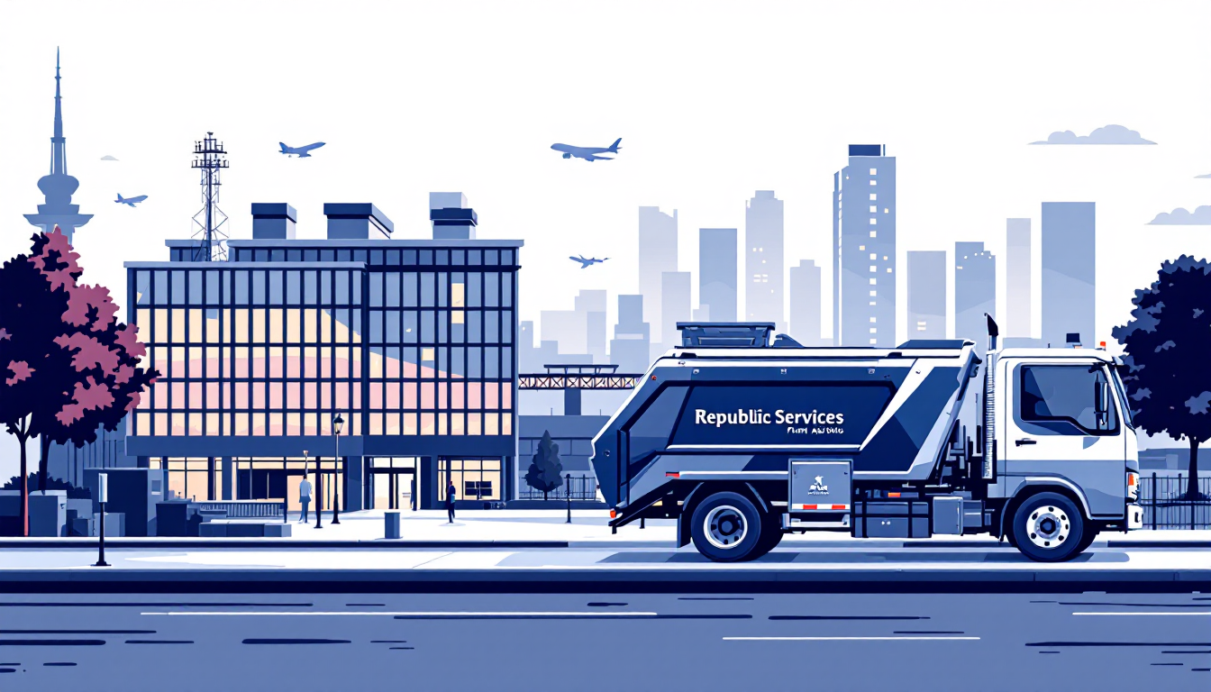 Commercial waste hauling in Georgia: front-load, roll-off, transfer station, route density, M&A activity