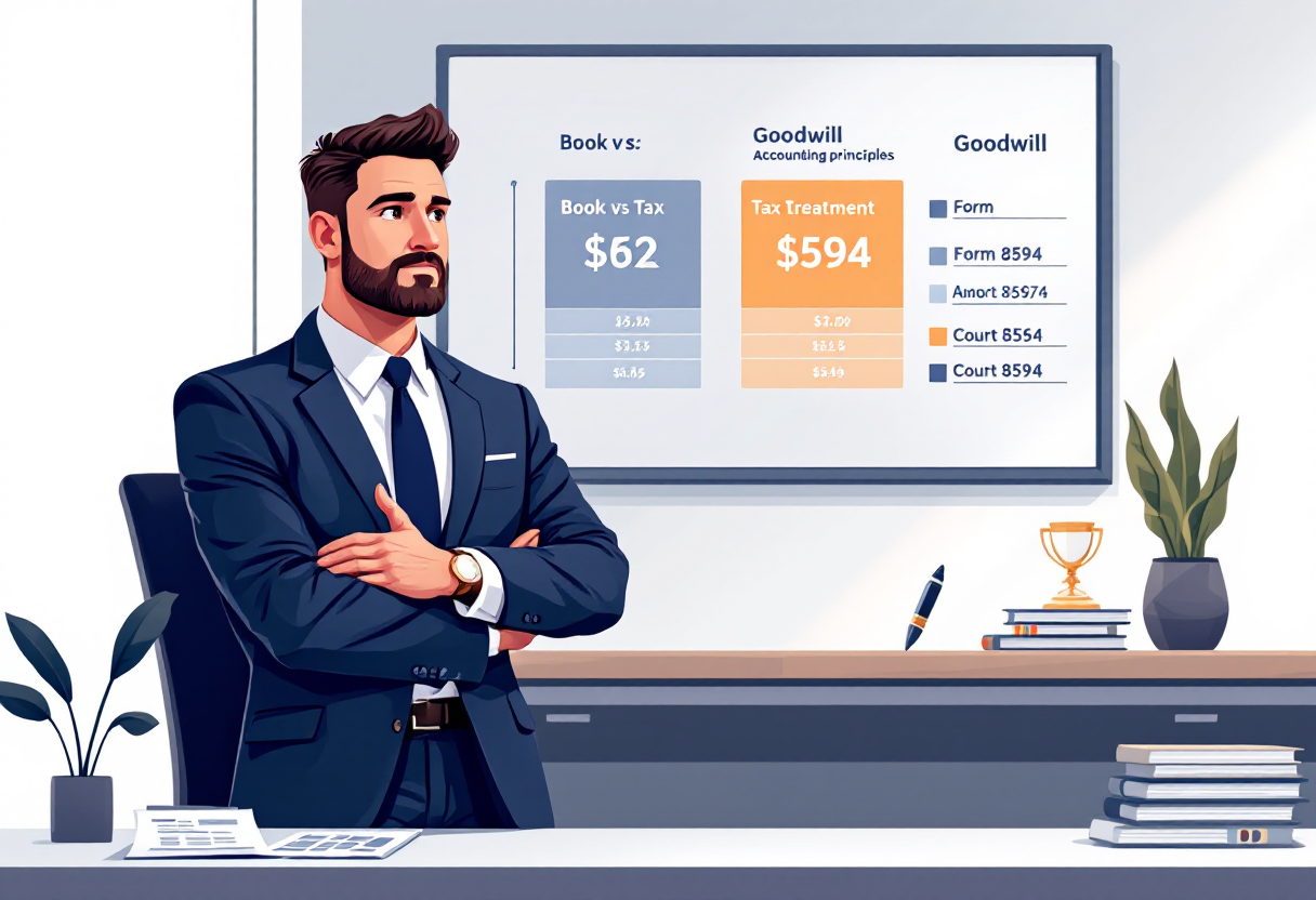 How to account for goodwill in sale of business
