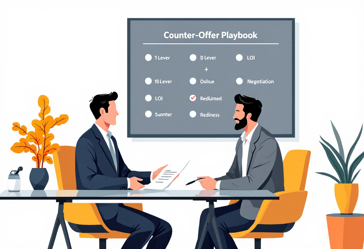 Counter-offer playbook in business sale