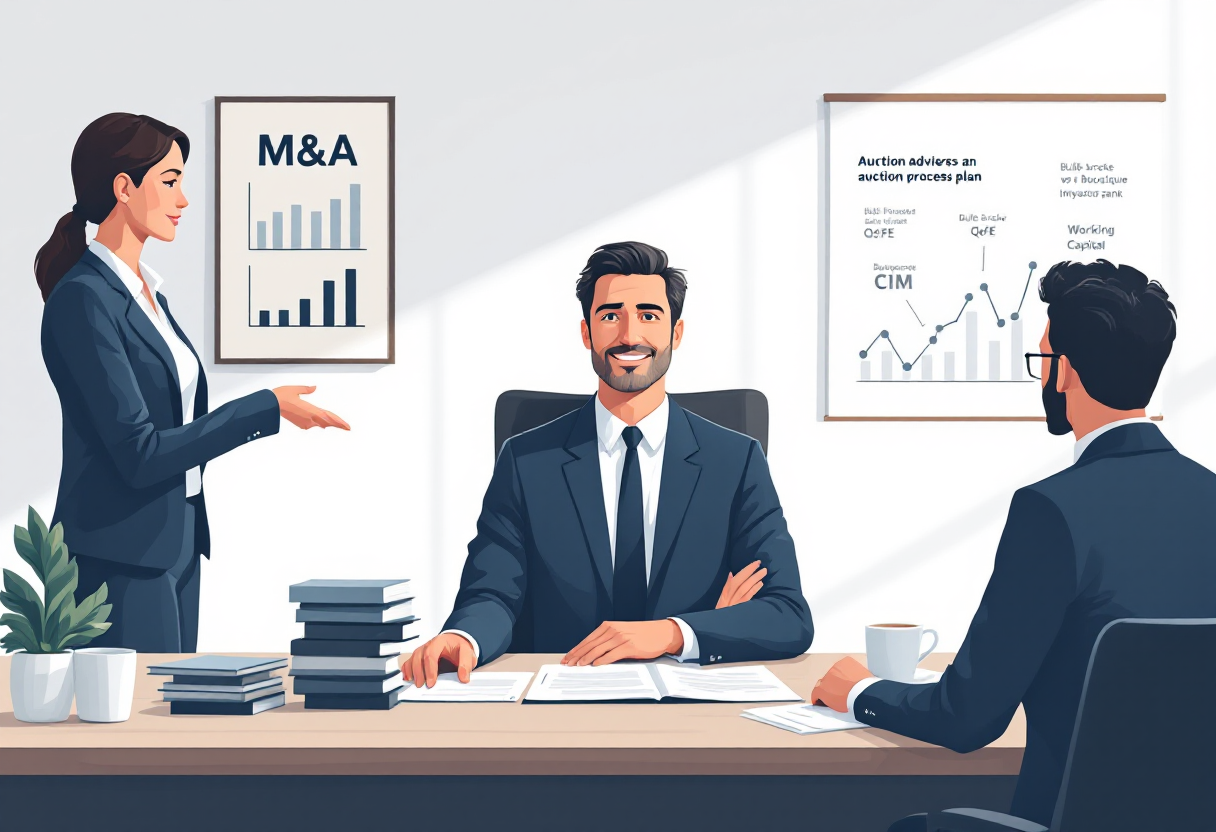 How to sell my business mid-market advisor-led process
