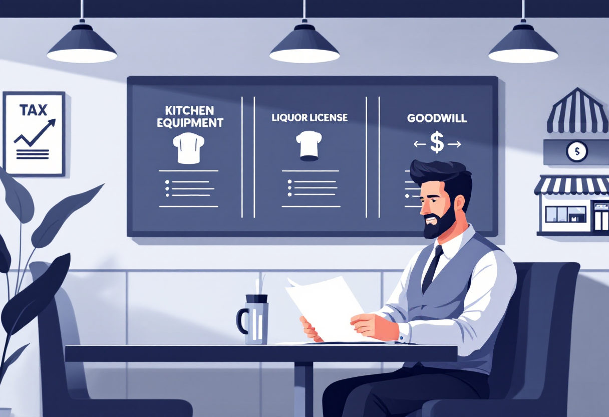 Restaurant business sale tax implications