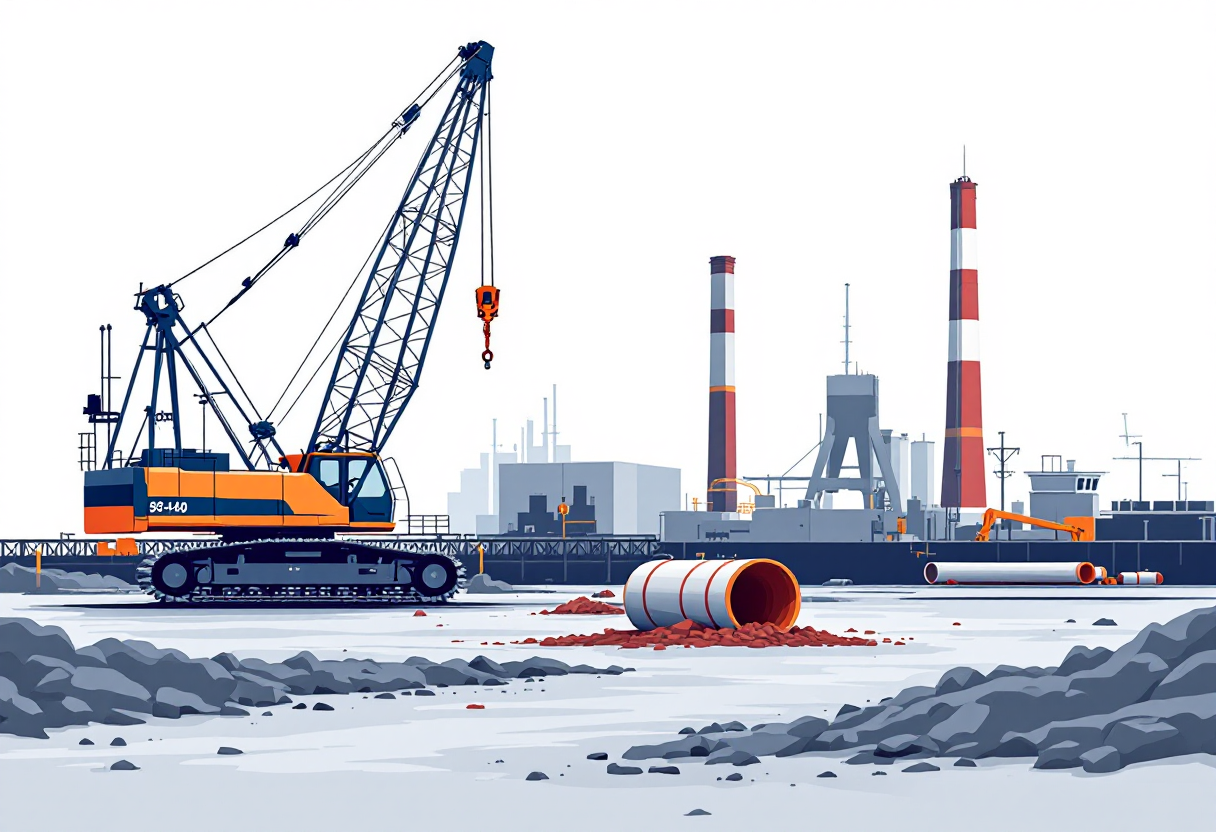Pile driving in Indiana: H-pile, pipe pile, sheet pile, drilled shaft, bridge and marine