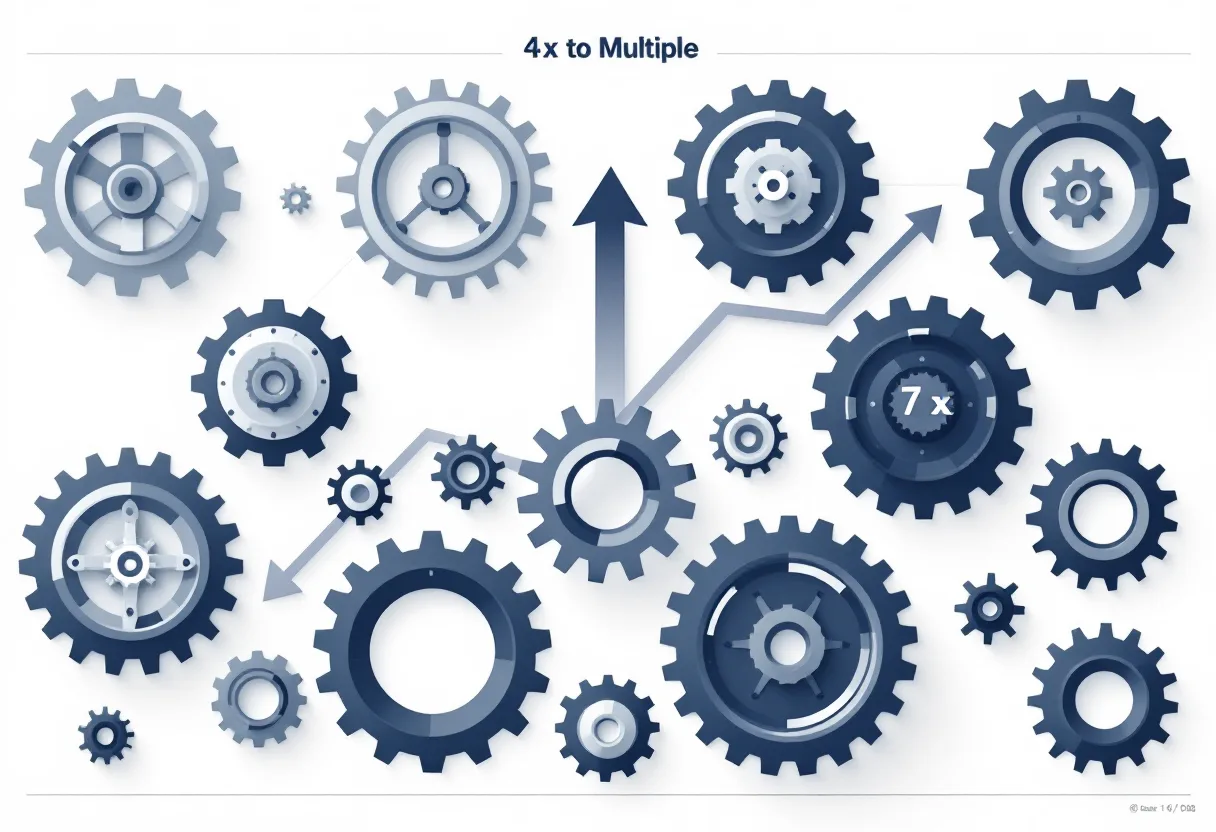 12 value levers that maximize industrial distribution business valuation before private equity sale: recurring revenue, GM hire, modern tech stack, pricing discipline, customer concentration
