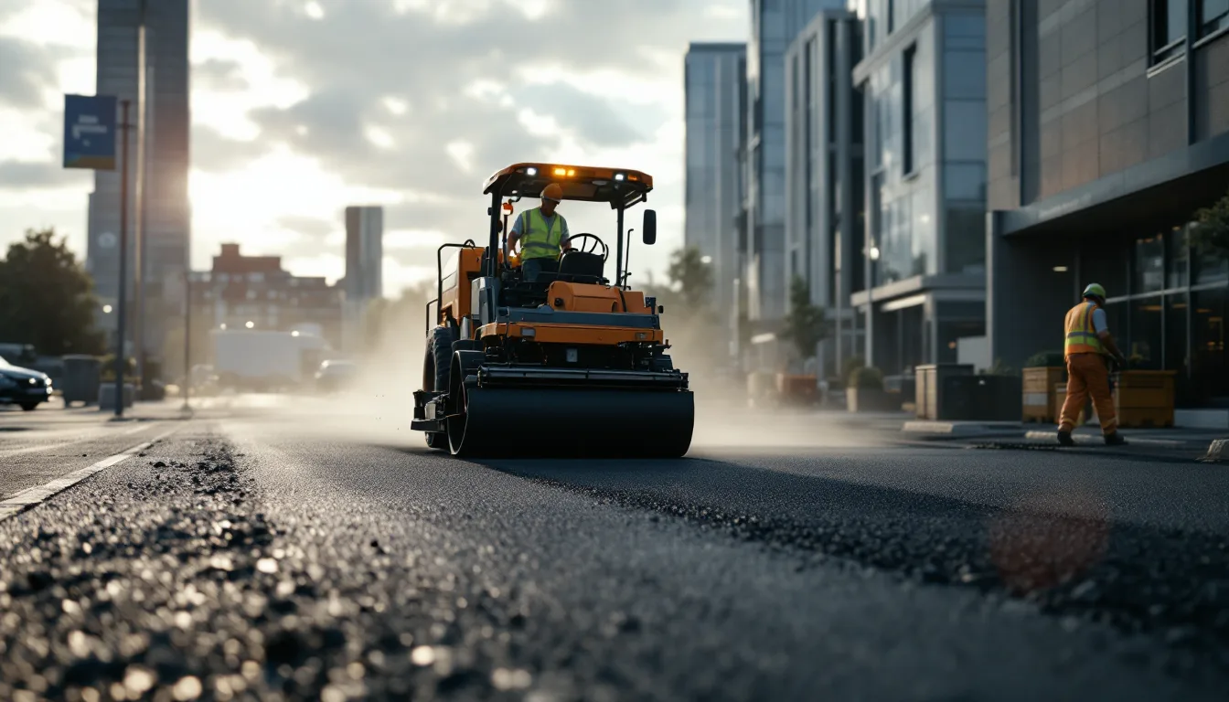 Paving business in Ireland