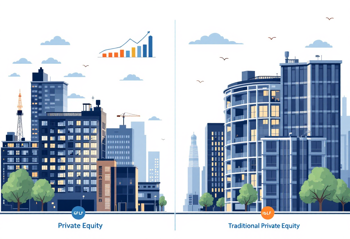 Is real estate like private equity comparison