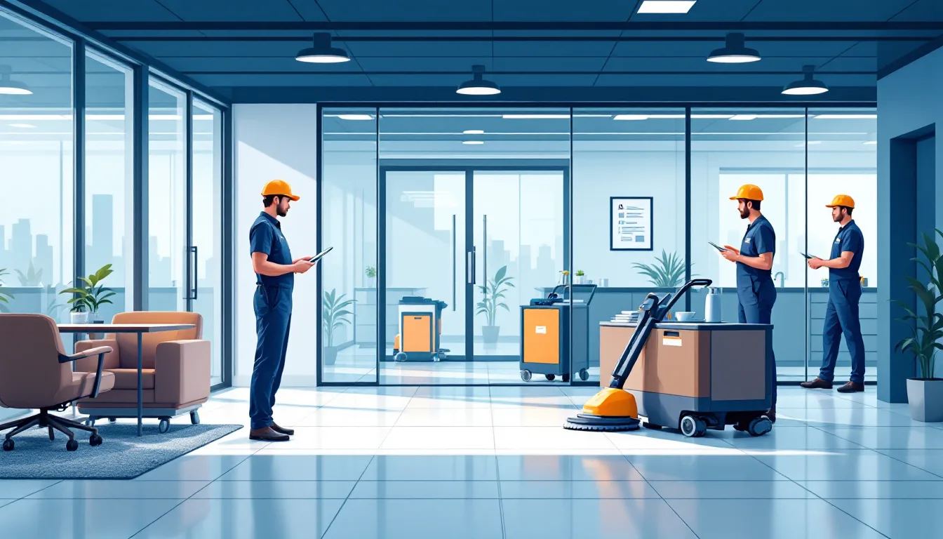 US commercial janitorial / building services industry overview