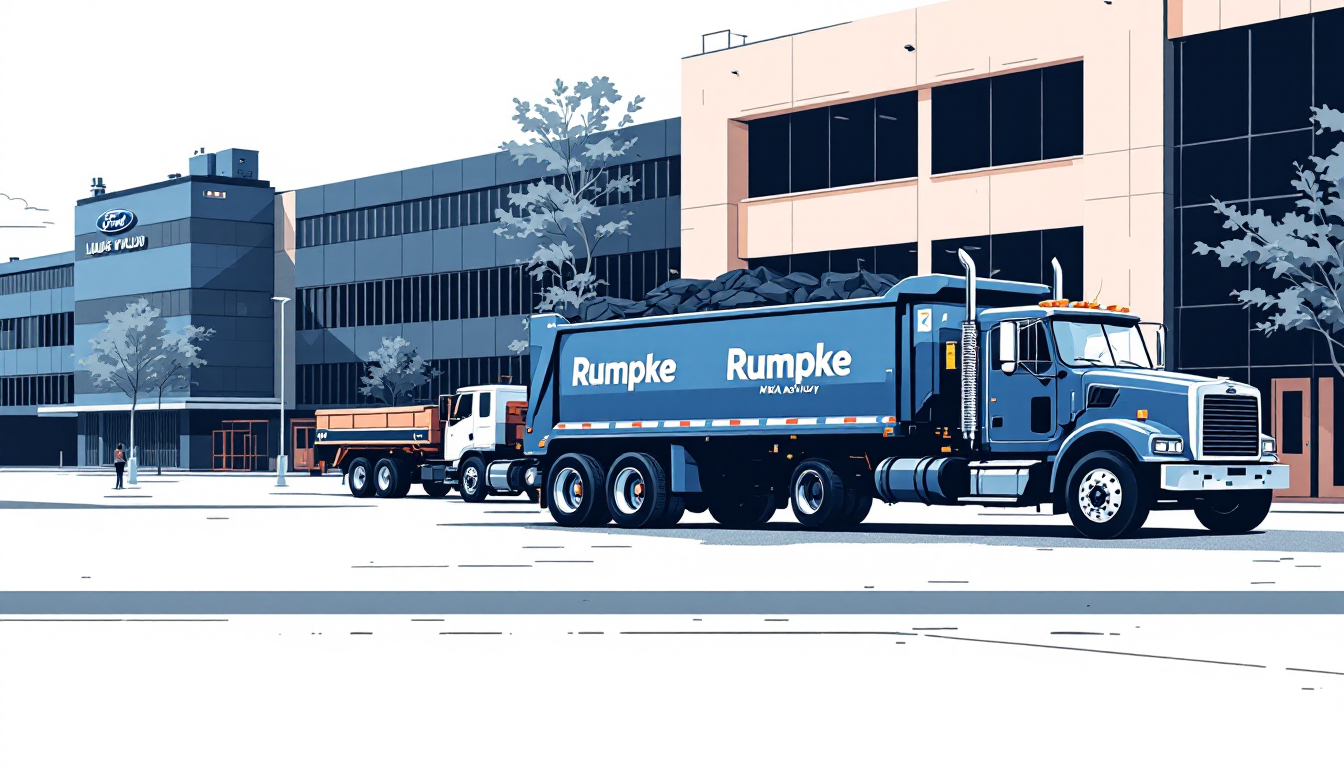 Commercial waste hauling in Kentucky: front-load, roll-off, transfer station, route density, M&A activity