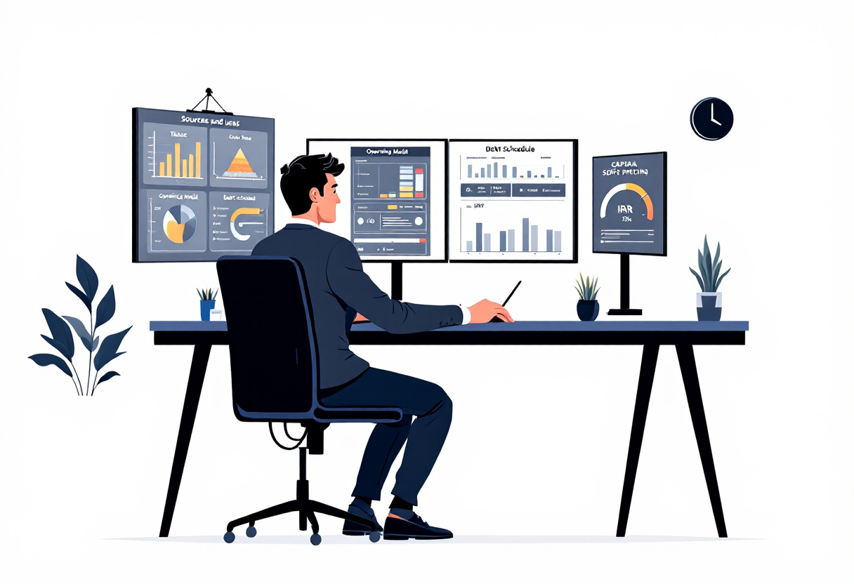 Leveraged buyout model from scratch step-by-step