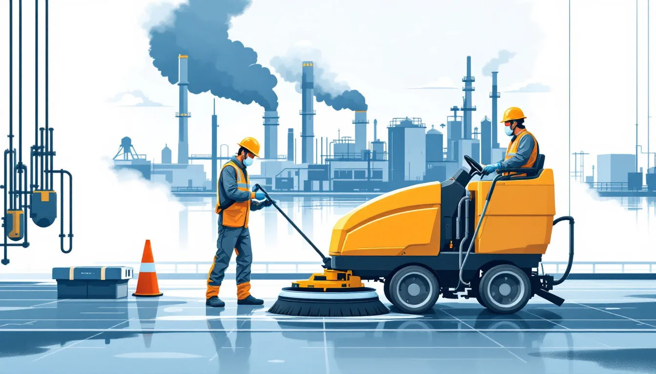 Commercial janitorial / building services in Louisiana: route density, recurring contracts, healthcare EVS, M&A activity