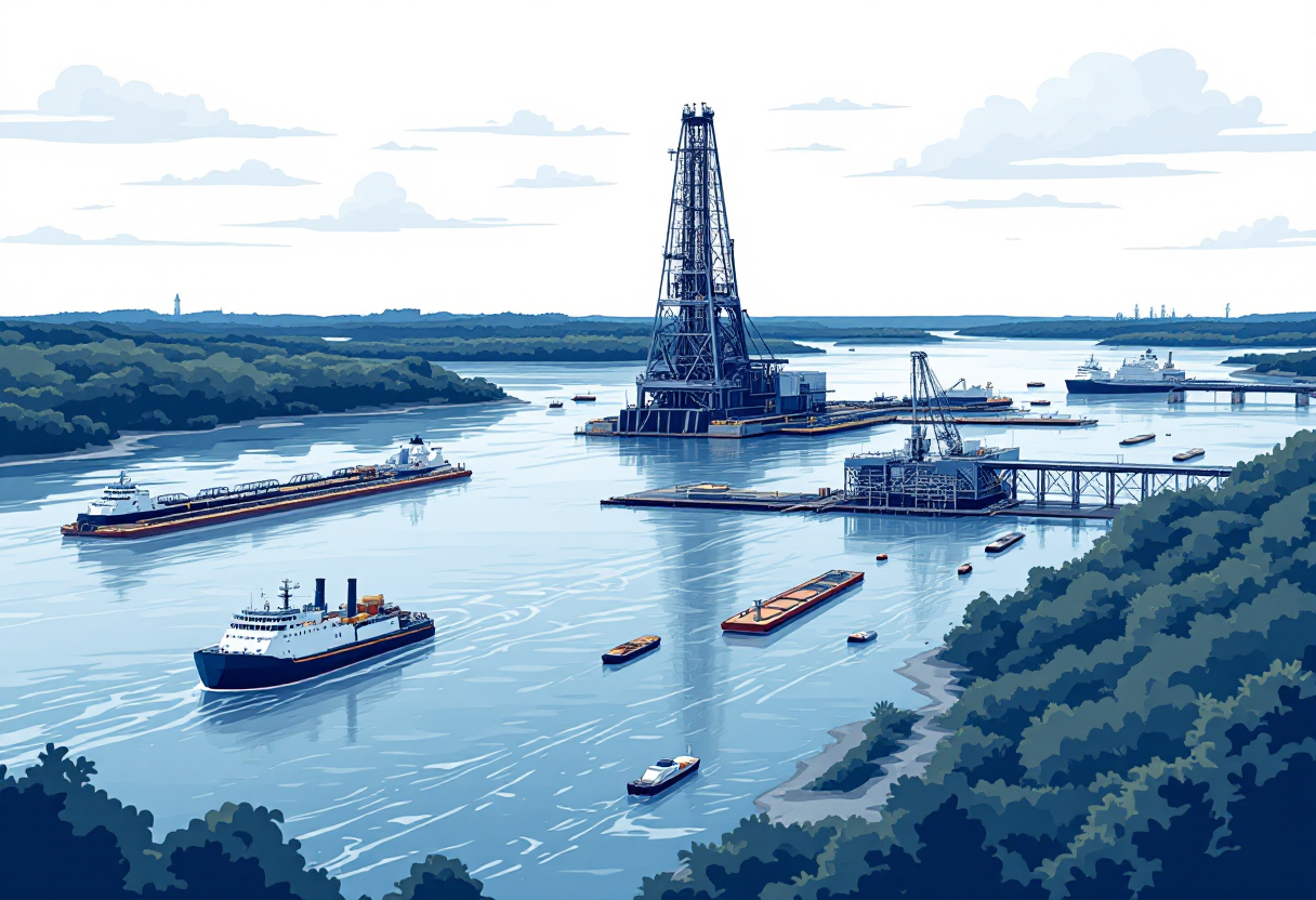 Marine construction in Louisiana: pier, bulkhead, piling, wharf work