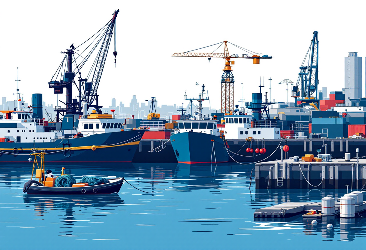 Marine construction in Maine: pier, bulkhead, piling, wharf work