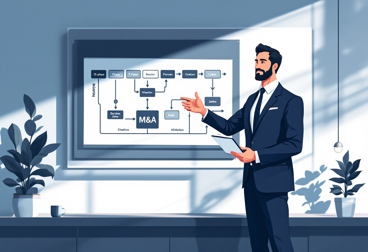 Merger and acquisition process flow chart