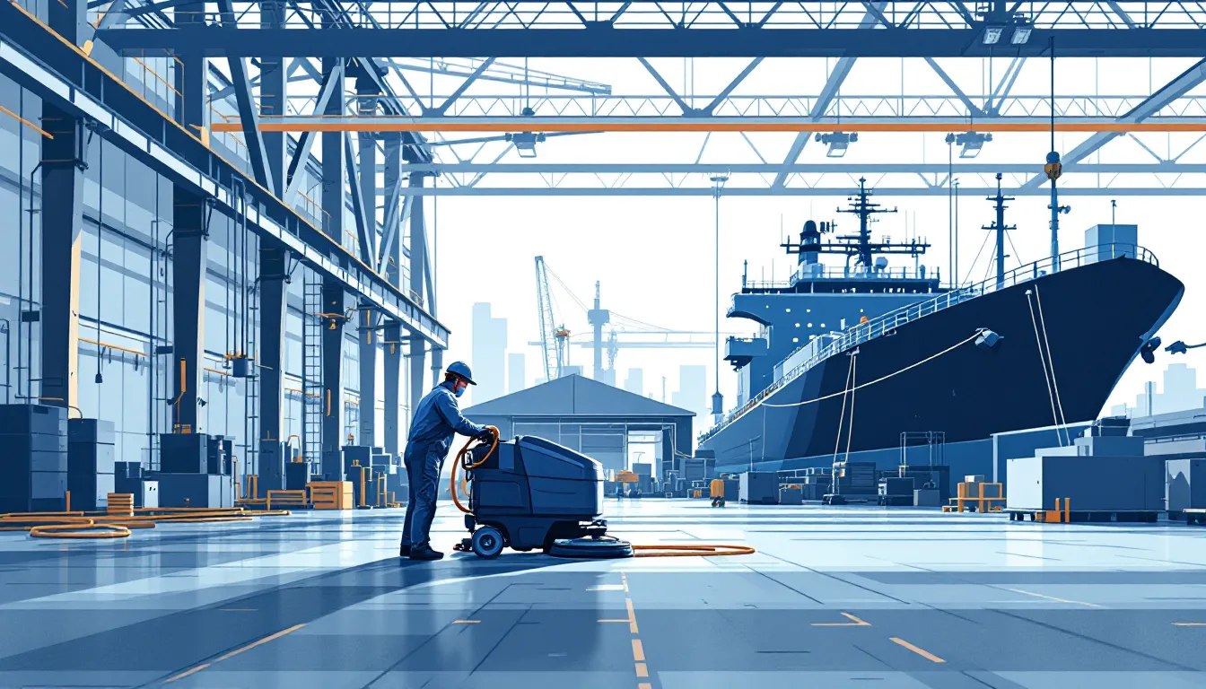 Commercial janitorial / building services in Mississippi: route density, recurring contracts, healthcare EVS, M&A activity