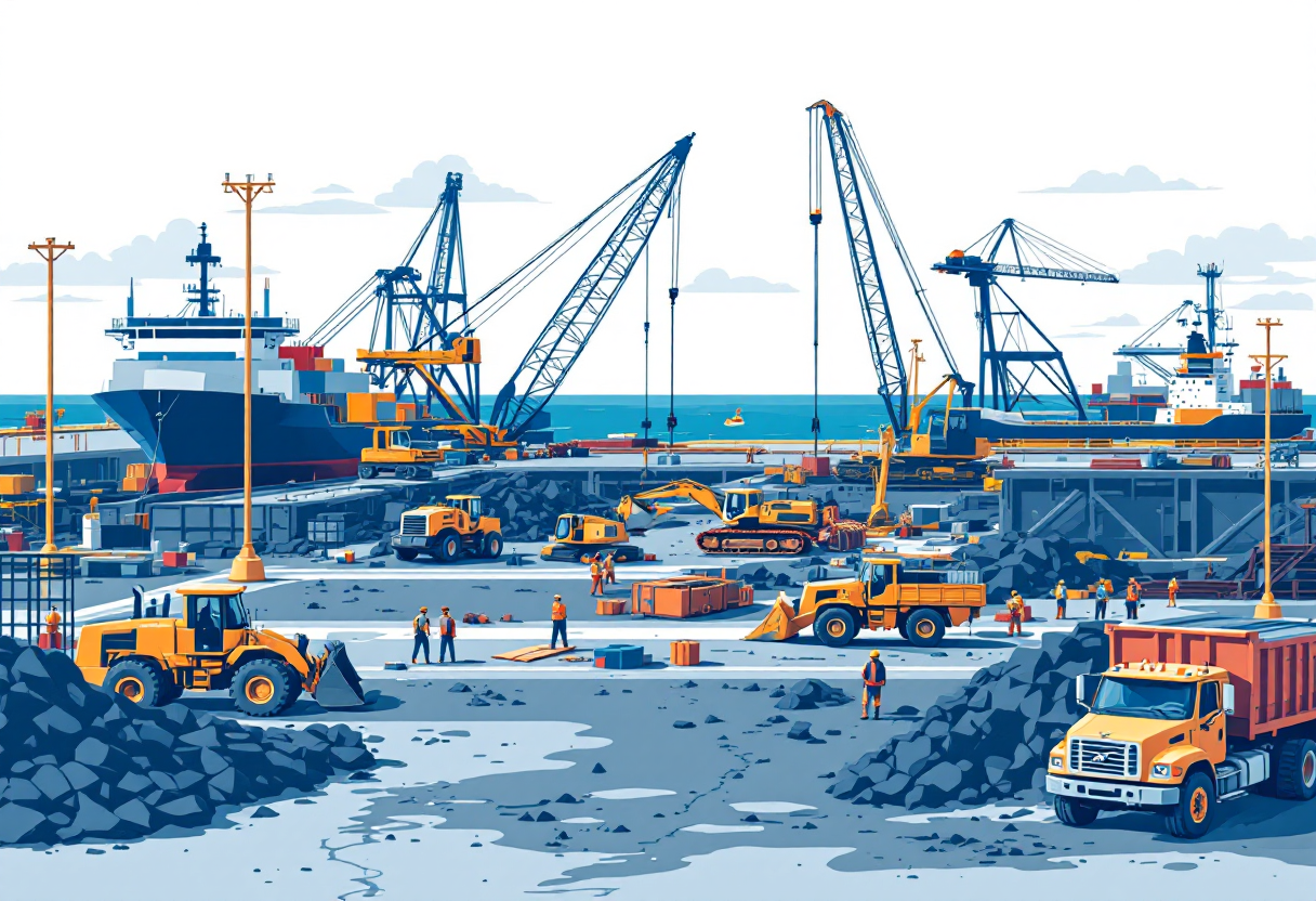 Marine construction in Mississippi: pier, bulkhead, piling, wharf work