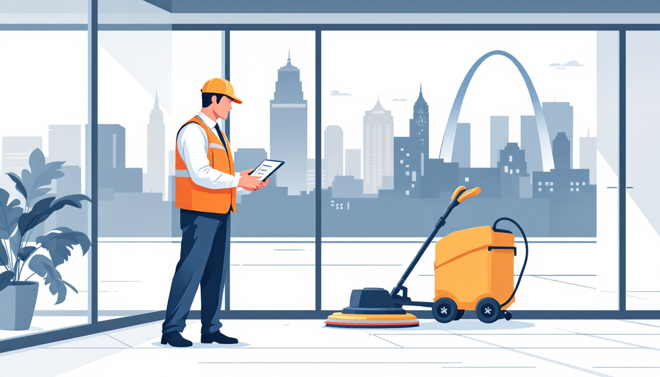 Commercial janitorial / building services in Missouri: route density, recurring contracts, healthcare EVS, M&A activity
