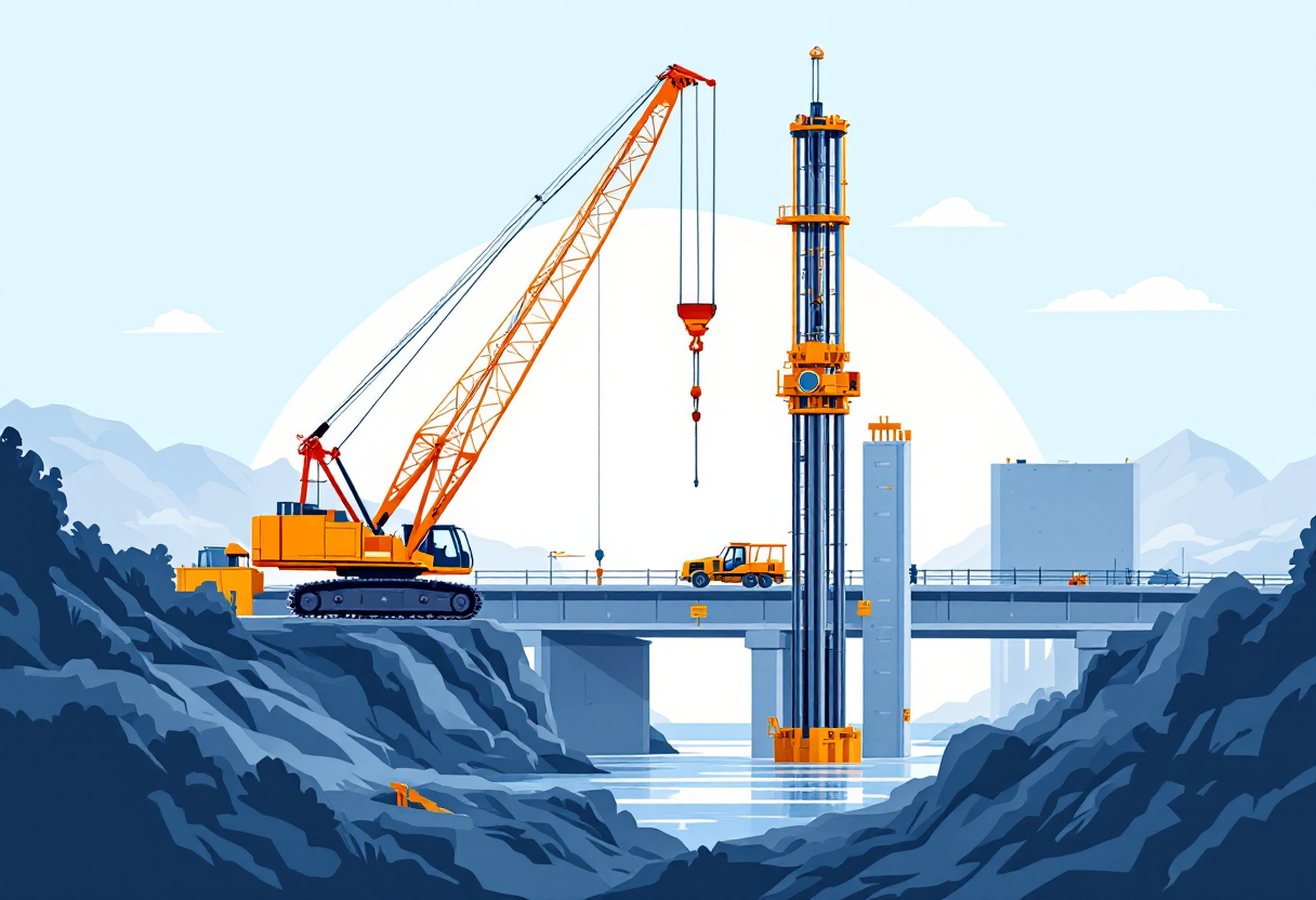 Pile driving in Montana: H-pile, pipe pile, sheet pile, drilled shaft, bridge and marine