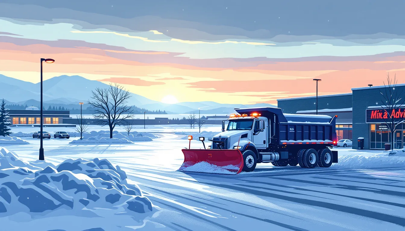 Commercial snow removal and ice management in Montana: PE roll-up activity
