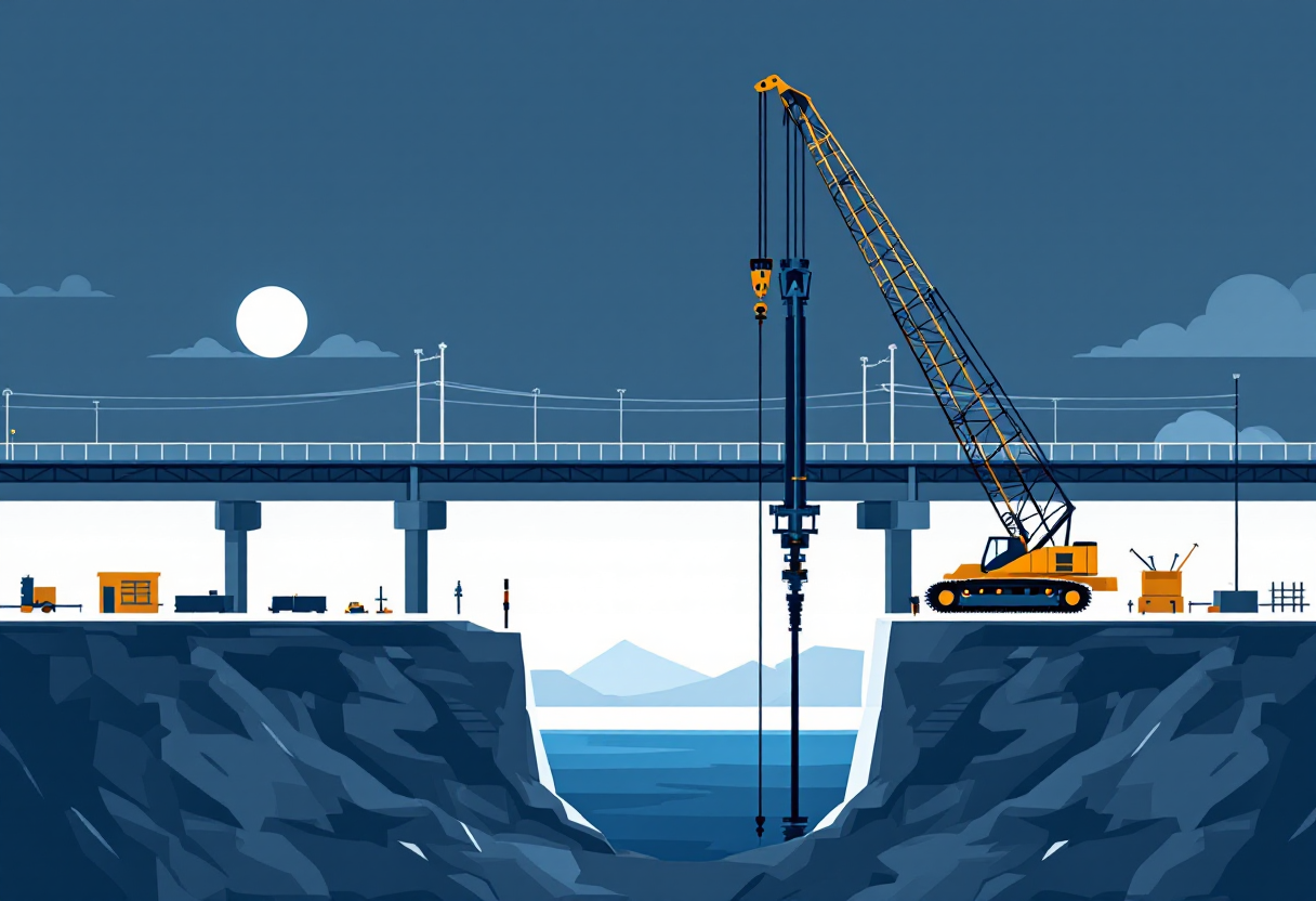 Pile driving in Nevada: H-pile, pipe pile, sheet pile, drilled shaft, bridge and marine