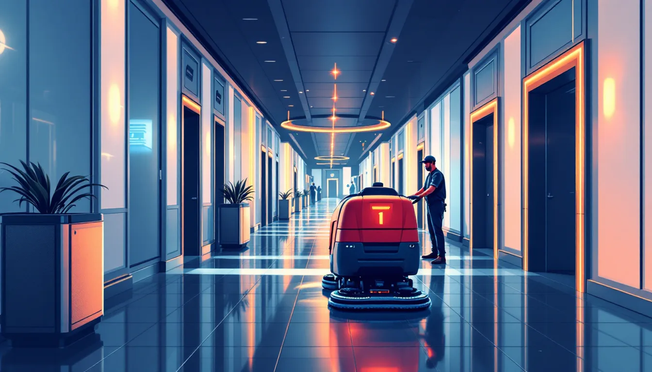 Commercial janitorial / building services in Nevada: route density, recurring contracts, healthcare EVS, M&A activity