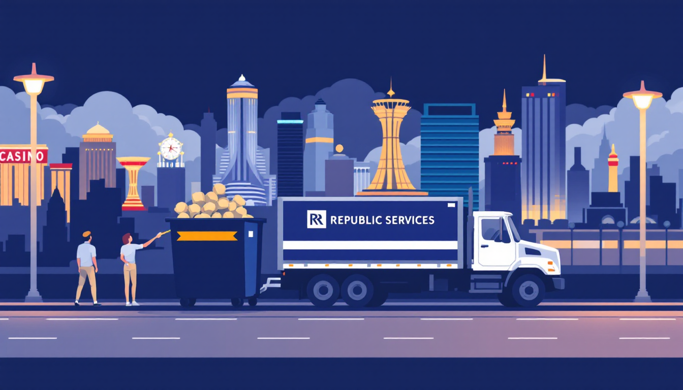 Commercial waste hauling in Nevada: front-load, roll-off, transfer station, route density, M&A activity