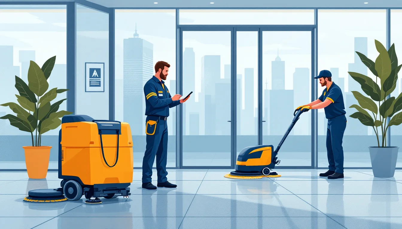 Commercial janitorial / building services in New Hampshire: route density, recurring contracts, healthcare EVS, M&A activity