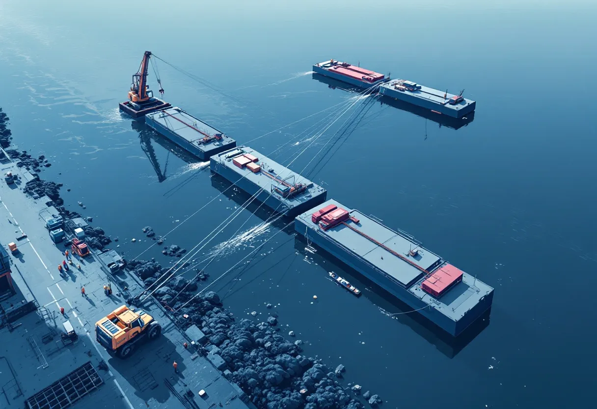 Marine construction in New Hampshire: pier, bulkhead, piling, wharf work