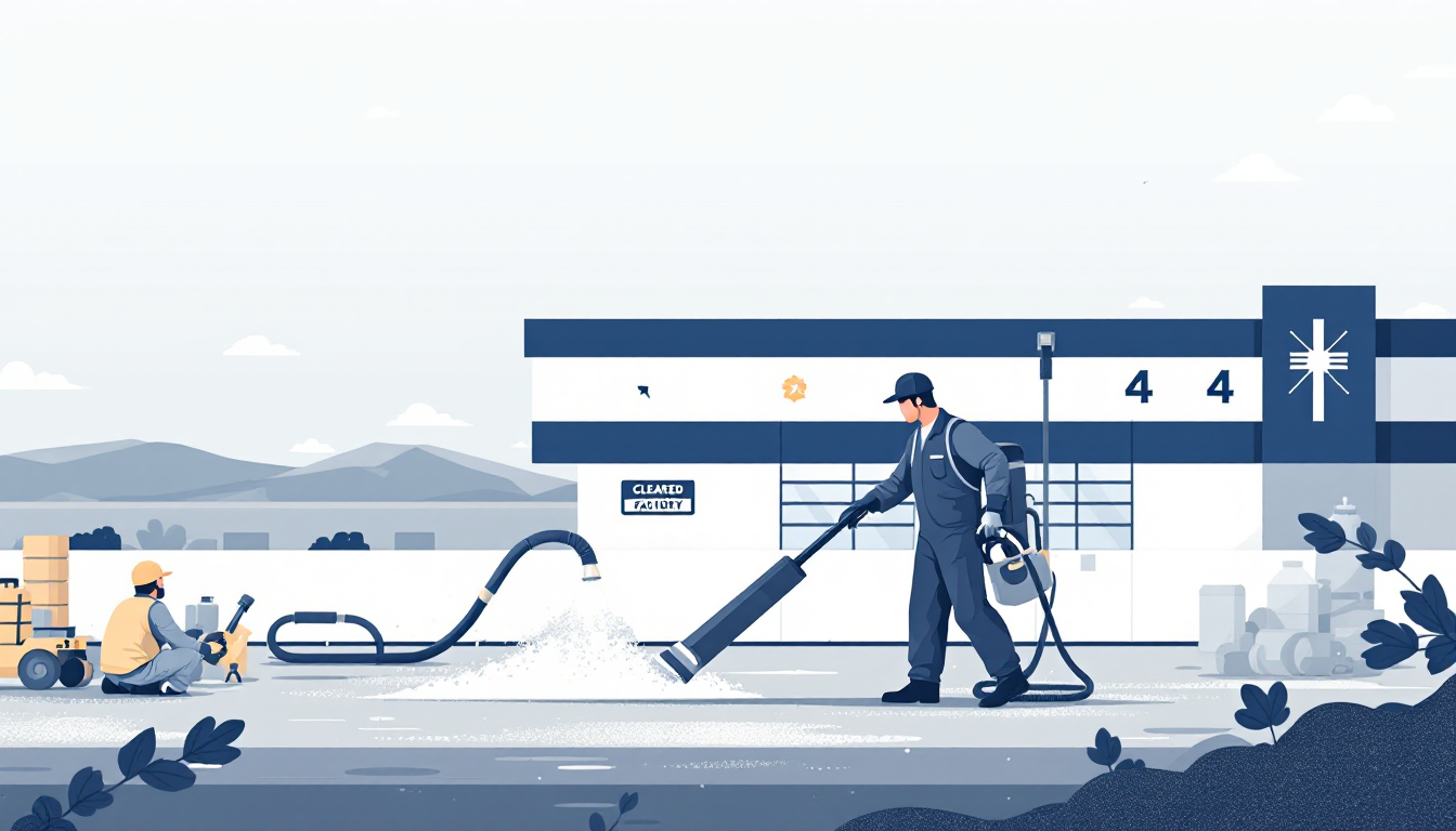 Commercial janitorial / building services in New Mexico: route density, recurring contracts, healthcare EVS, M&A activity