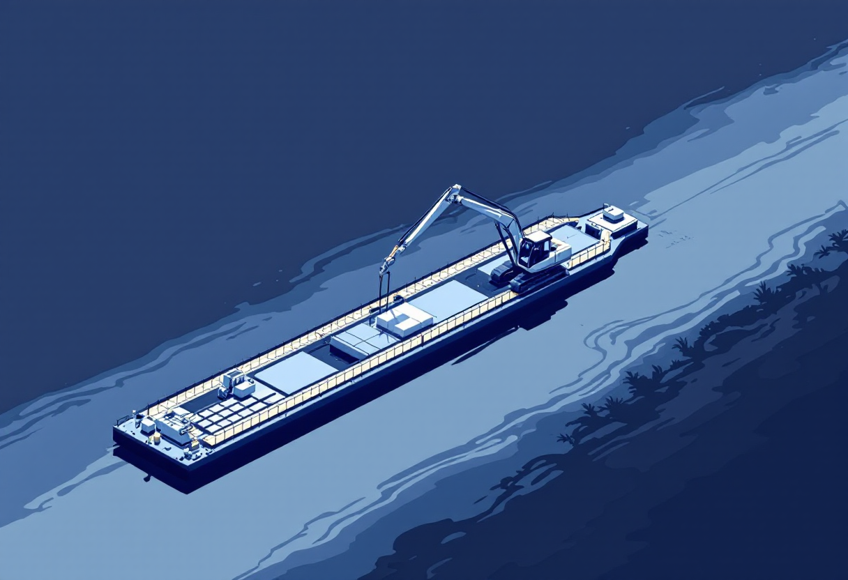 Marine construction in North Dakota: pier, bulkhead, piling, wharf work