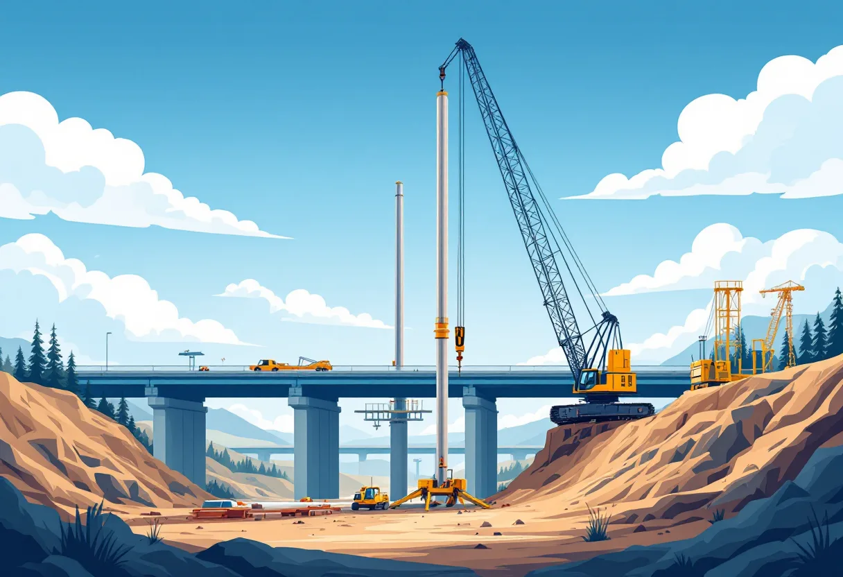 Pile driving in Oklahoma: H-pile, pipe pile, sheet pile, drilled shaft, bridge and marine