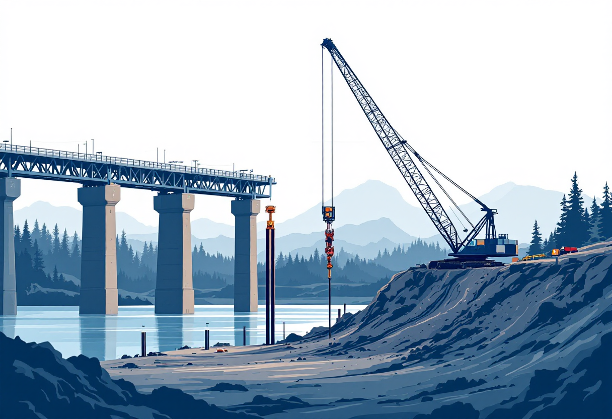 Pile driving in Oregon: H-pile, pipe pile, sheet pile, drilled shaft, bridge and marine