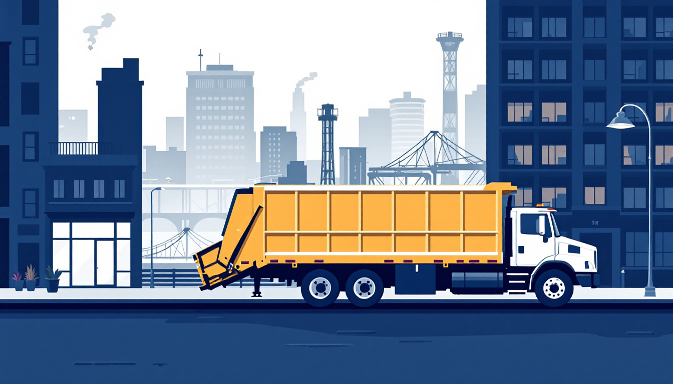 Commercial waste hauling in Pennsylvania: front-load, roll-off, transfer station, route density, M&A activity