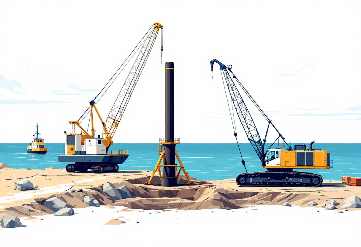 Pile driving in Rhode Island: H-pile, pipe pile, sheet pile, drilled shaft, bridge and marine