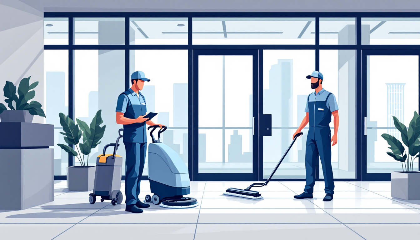 Commercial janitorial / building services in Rhode Island: route density, recurring contracts, healthcare EVS, M&A activity
