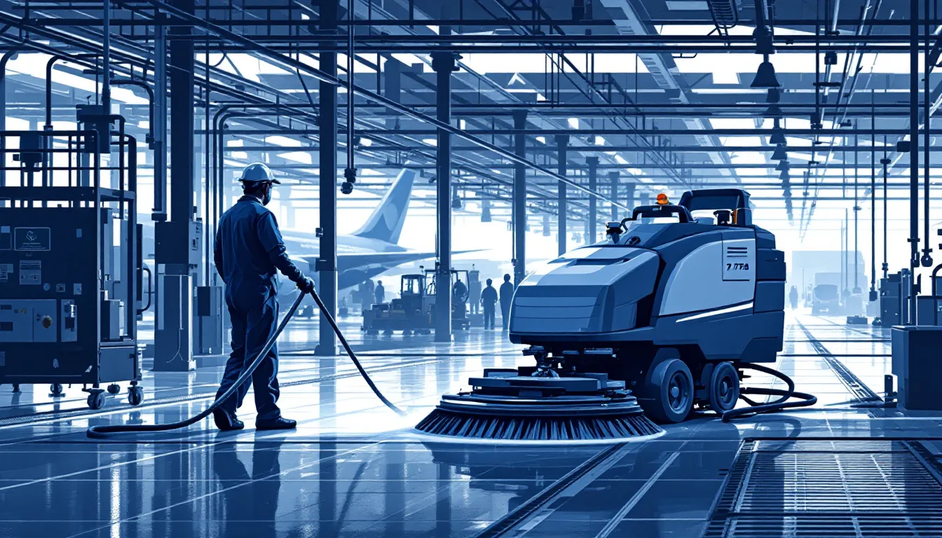 Commercial janitorial / building services in South Carolina: route density, recurring contracts, healthcare EVS, M&A activity