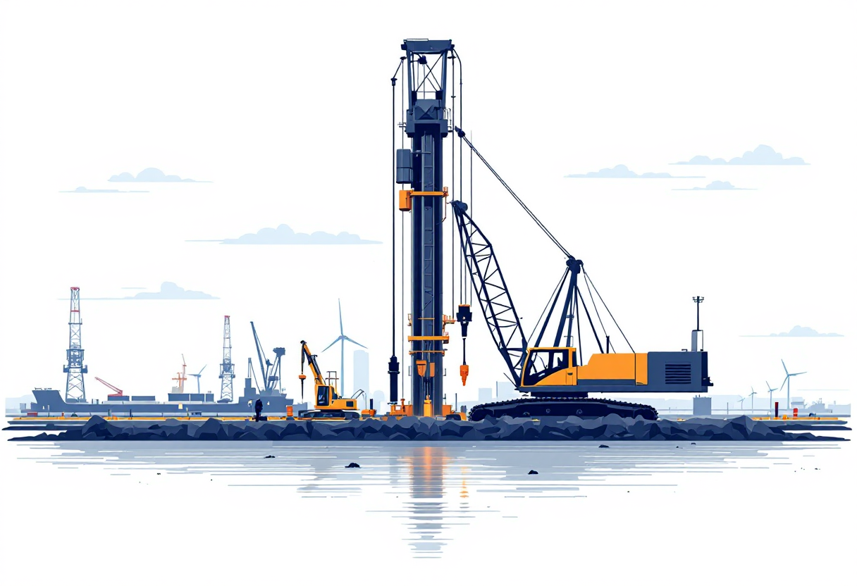 Pile driving in Virginia: H-pile, pipe pile, sheet pile, drilled shaft, bridge and marine