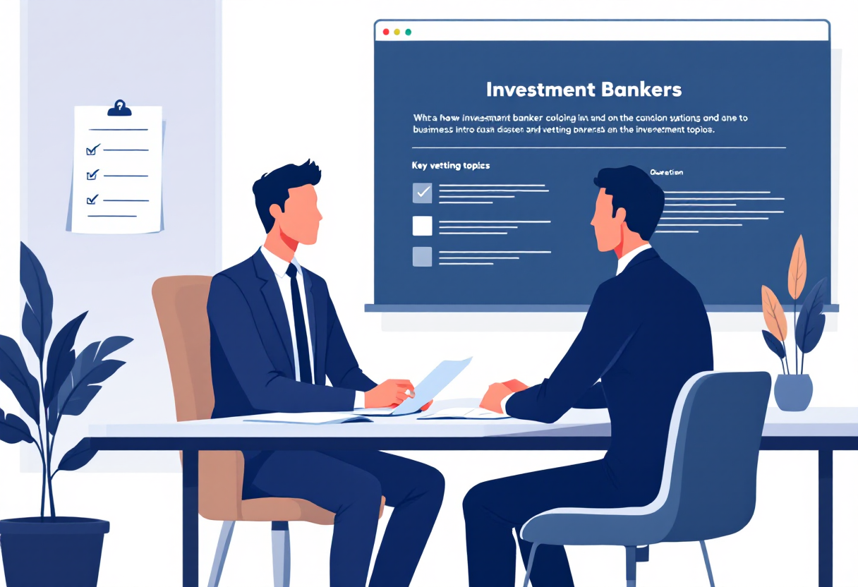 Questions to ask an investment banker before hiring