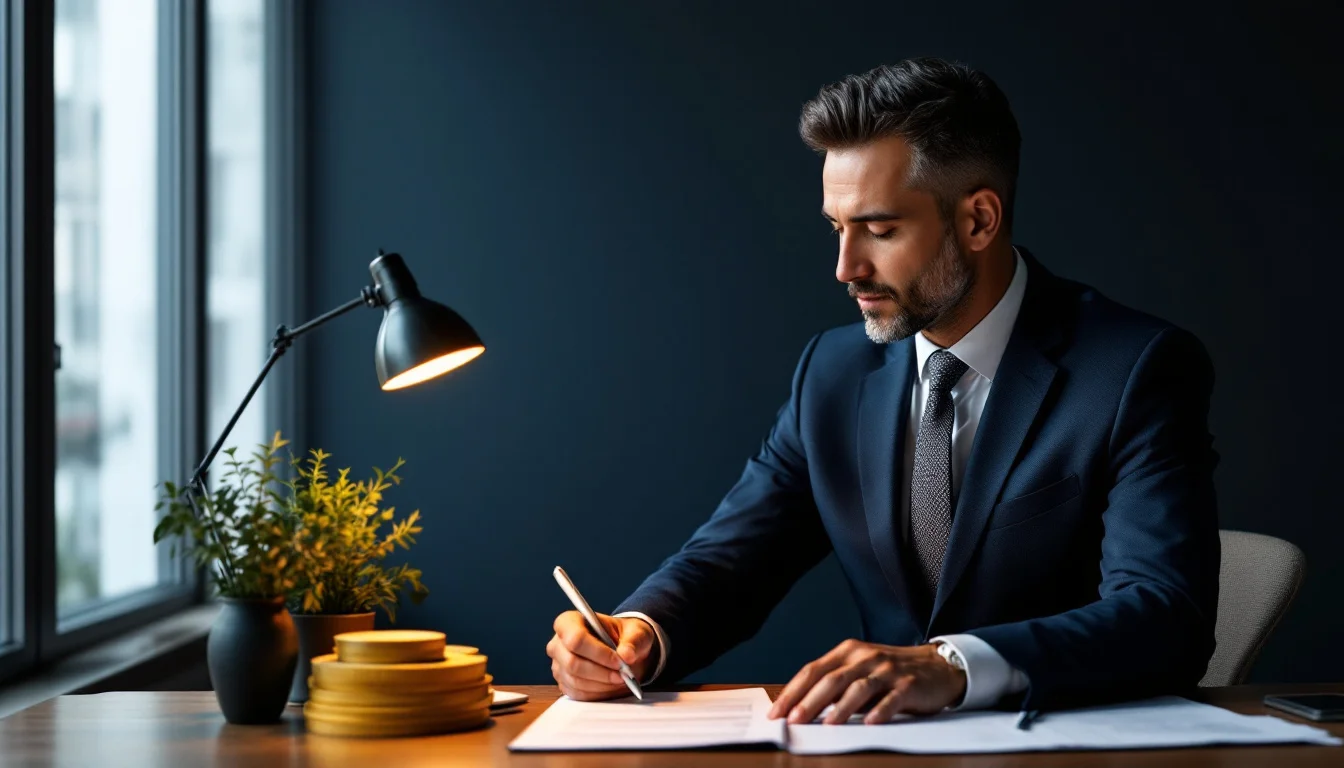 Capital raising services advisor reviewing a lower middle market recapitalization term sheet with a family office investor