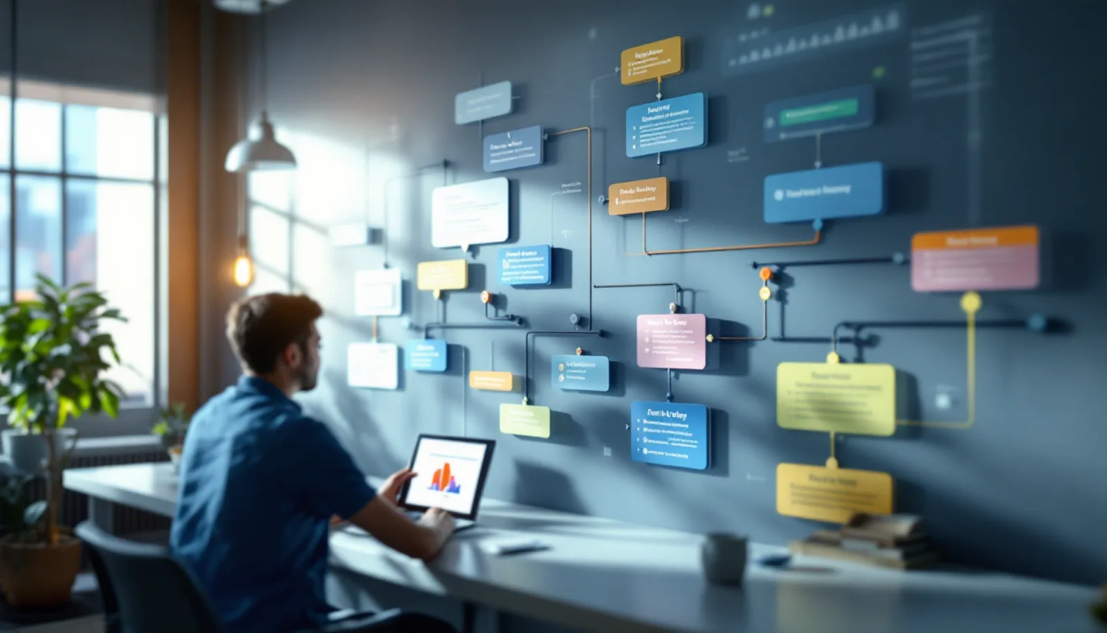 36-month plumbing business exit preparation timeline: cleanup phase, KPI infrastructure and general manager hire, sell-side quality of earnings, and go-to-market with M&A advisor