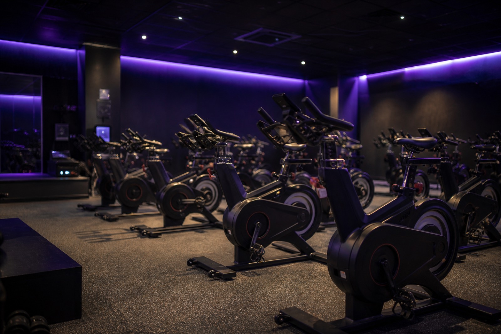 Boutique fitness cycling studio, the kind of business a boutique fitness broker sells