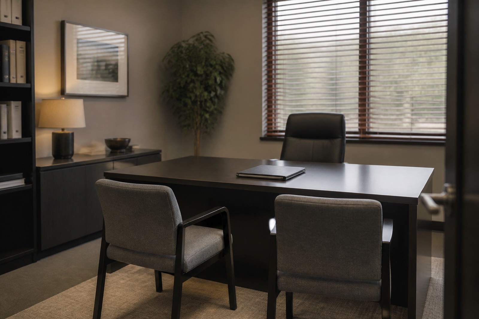 Broker office where owners ask a business broker the right questions