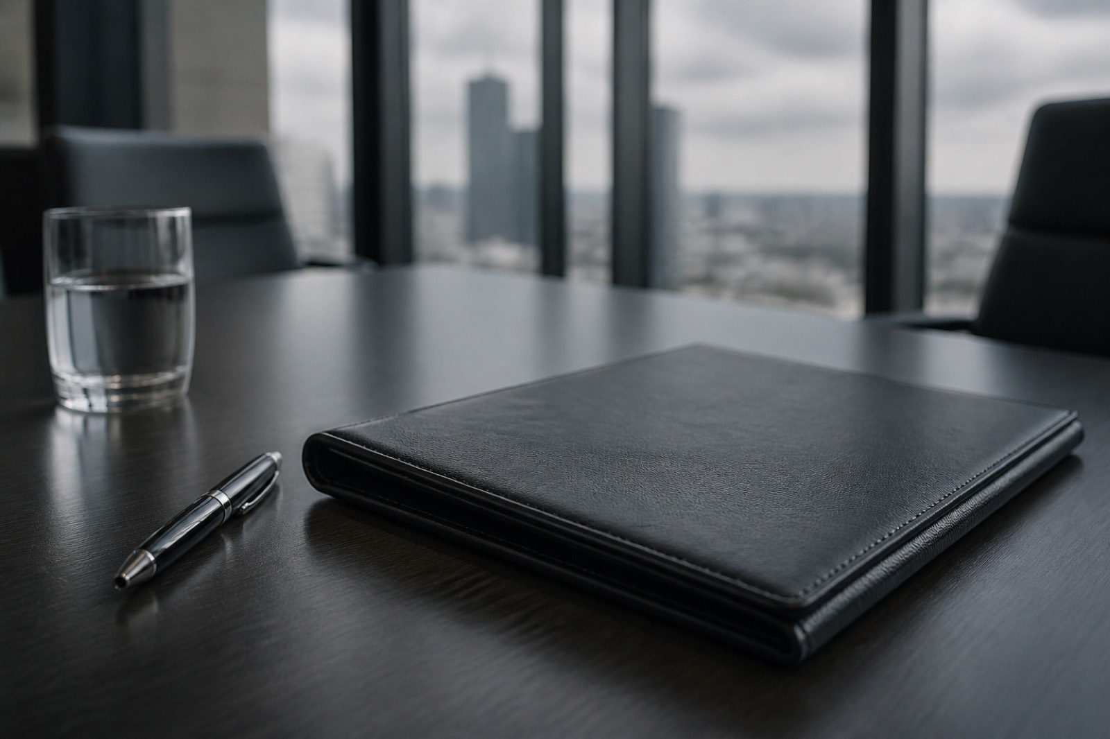 Fee agreement on a conference table, comparing M&A firms in Chicago with national benchmarks
