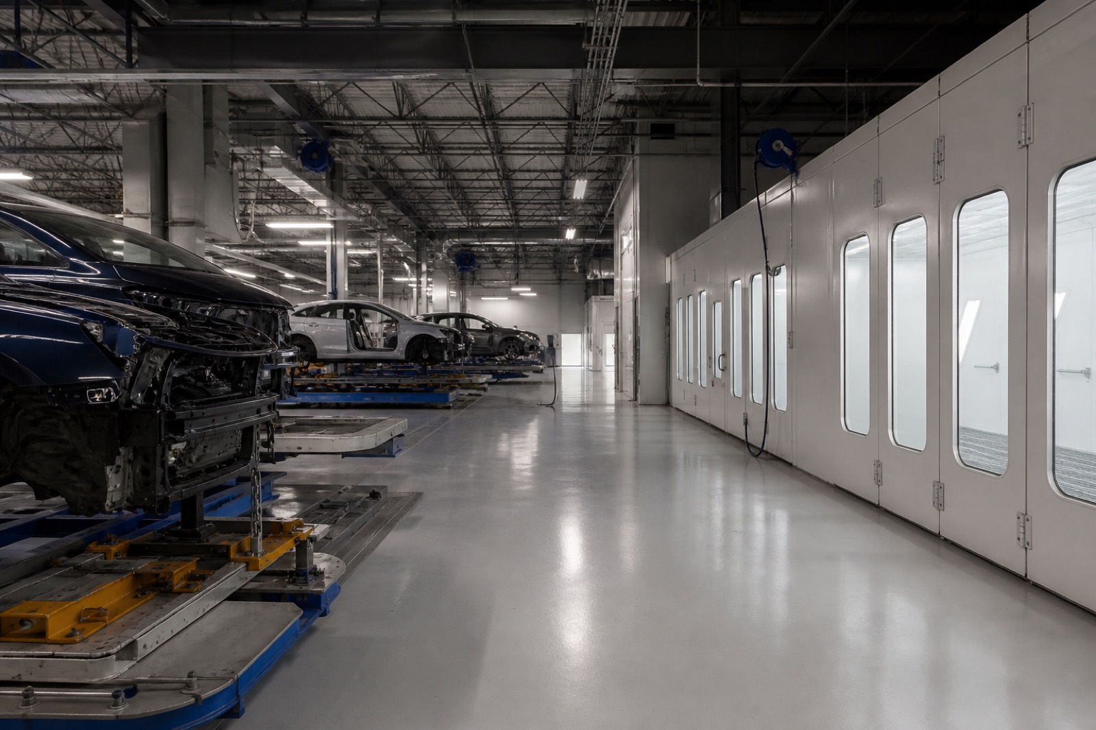 Collision repair facility of the kind involved in recent collision repair M&A