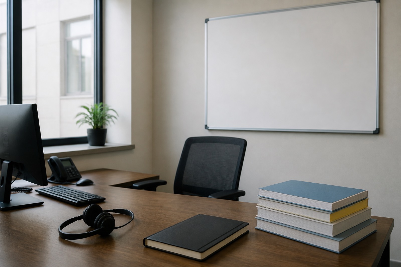 Deal sourcing workspace with outreach lists and a call headset
