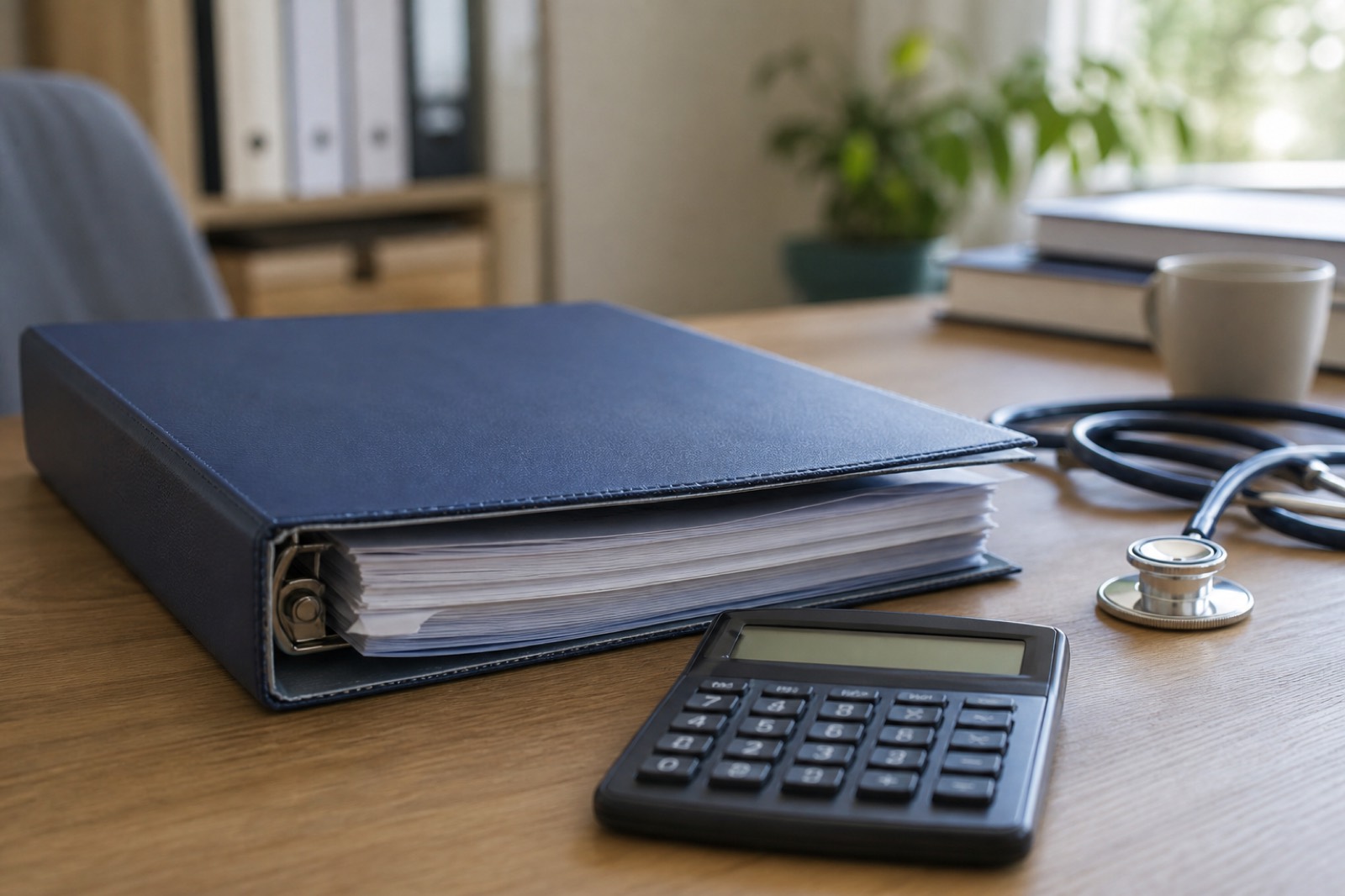 Financial binder showing EBITDA multiples for home health acquisition advisors