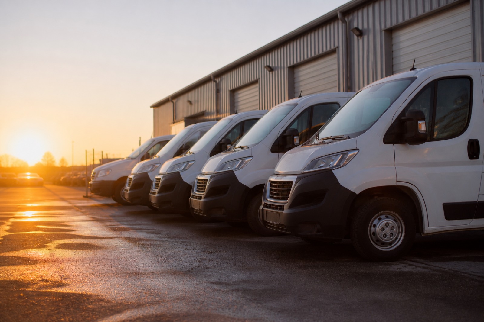 HVAC service van fleet, linked to deal size multiples behind HVAC net worth