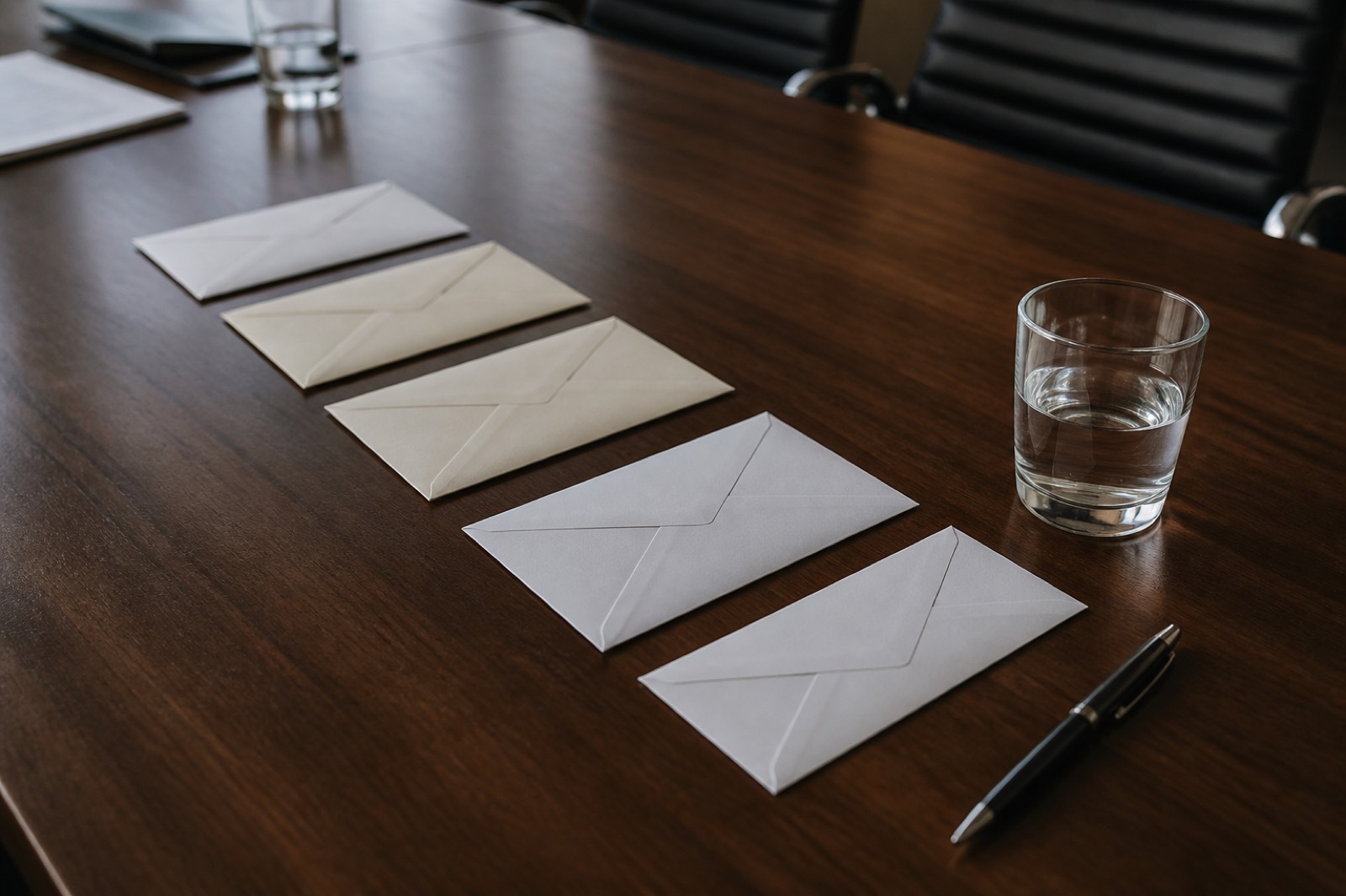 Envelopes on a table showing how to use IOIs in an M&A process